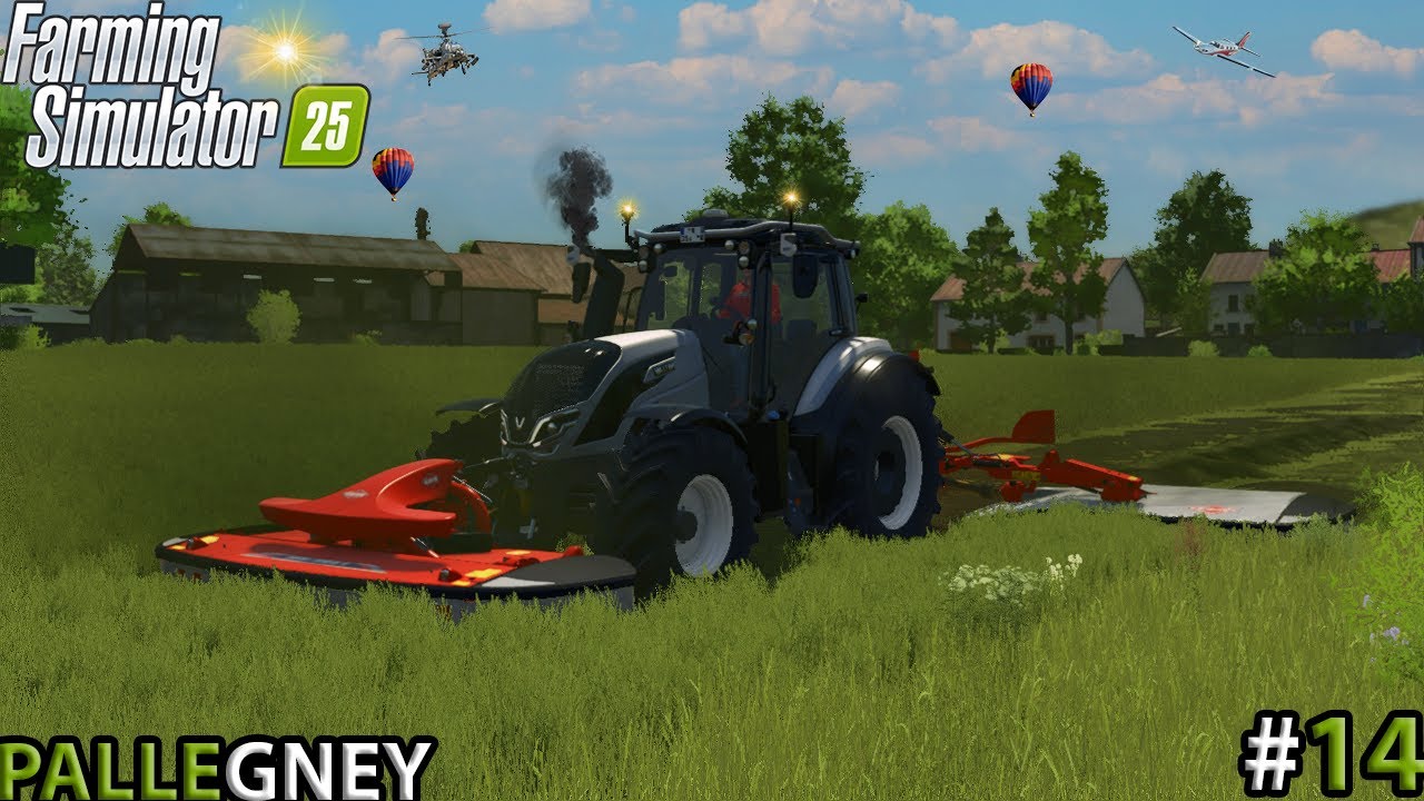 Making 200,000 liters hey in my farm | Pallegney | farming simulator 25 | time lapse #14