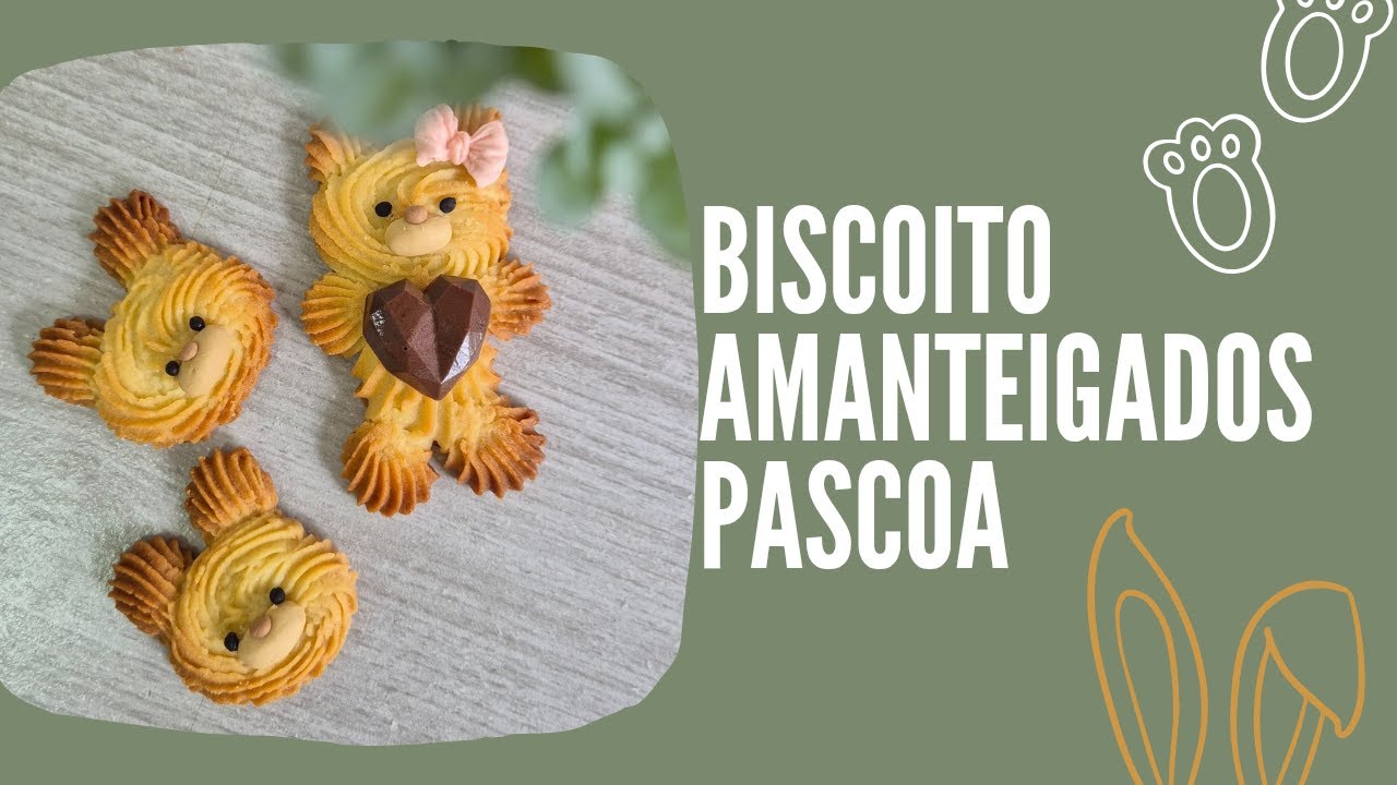 Melhor receita de Biscoito amanteigado ursinho , biscoito para pascoa