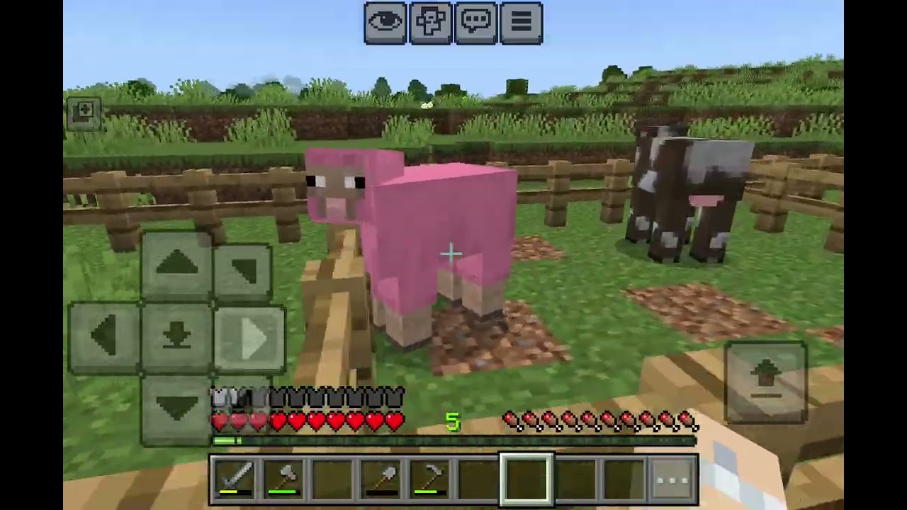 Minecraft Hayatta Kalma (Part 5) Pembe koyun buldum