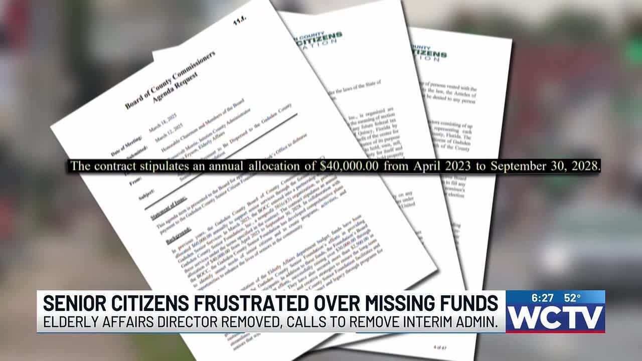 Gadsden County senior citizens protest reassignment of elderly affairs director