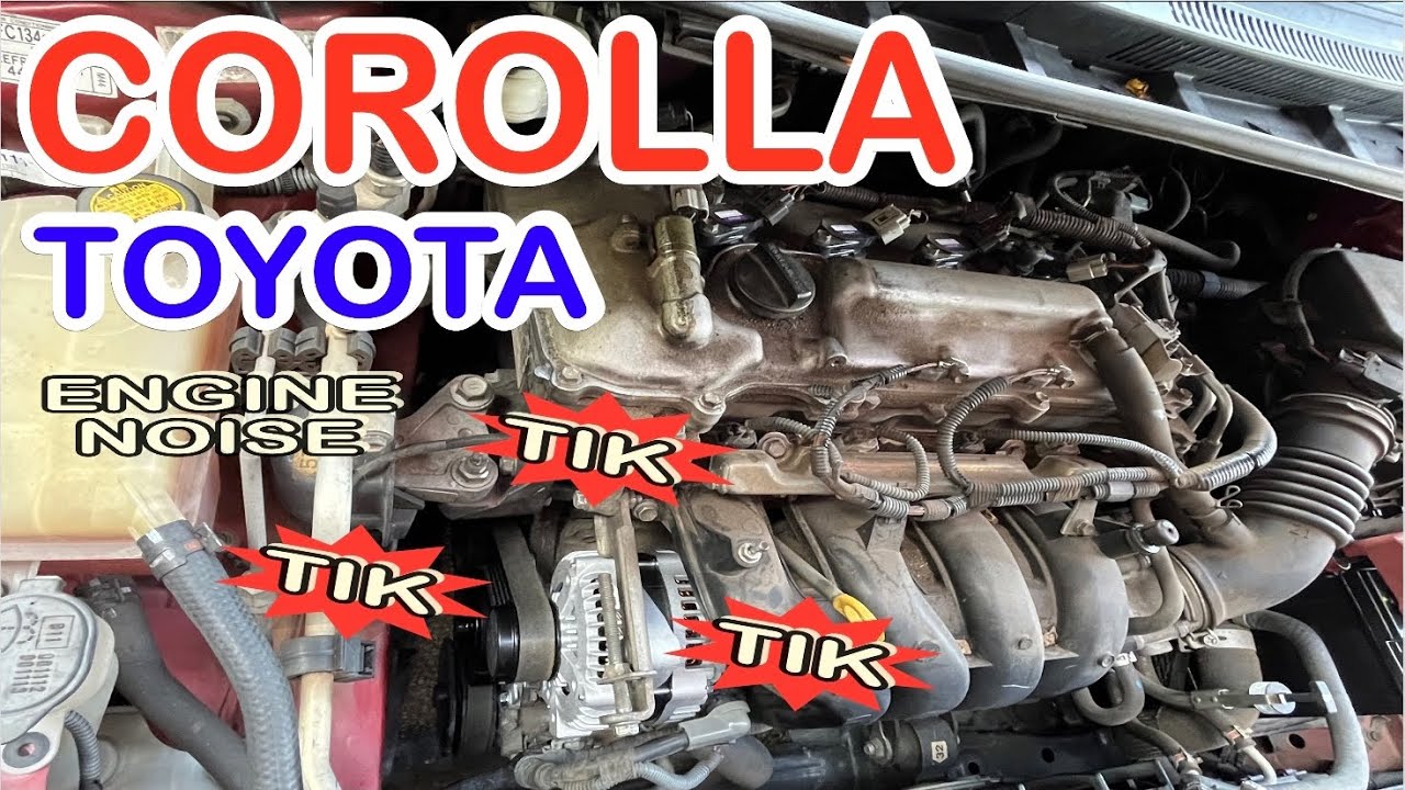 ДИАГНОСТИКА ШУМА ДВИГАТЕЛЯ TOYOTA COROLLA