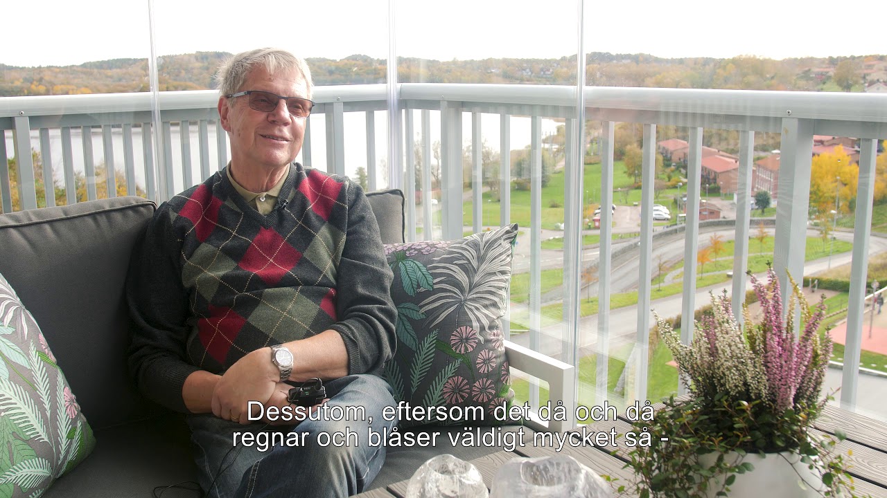 Lumons Inglasning gav H&aring;kan nya m&ouml;jligheter med sin balkong