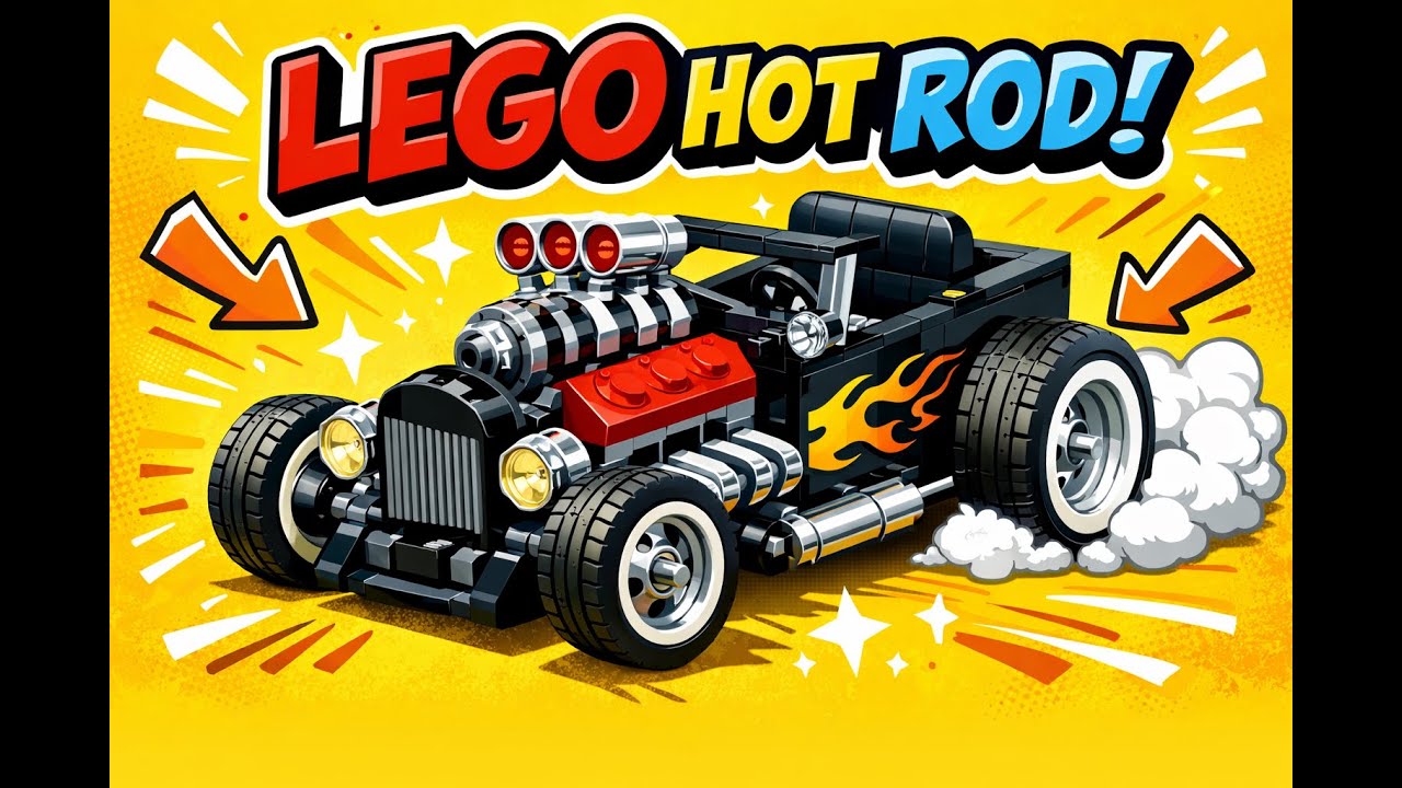 Luca Builds a Lego Hot Rod   SD 480p