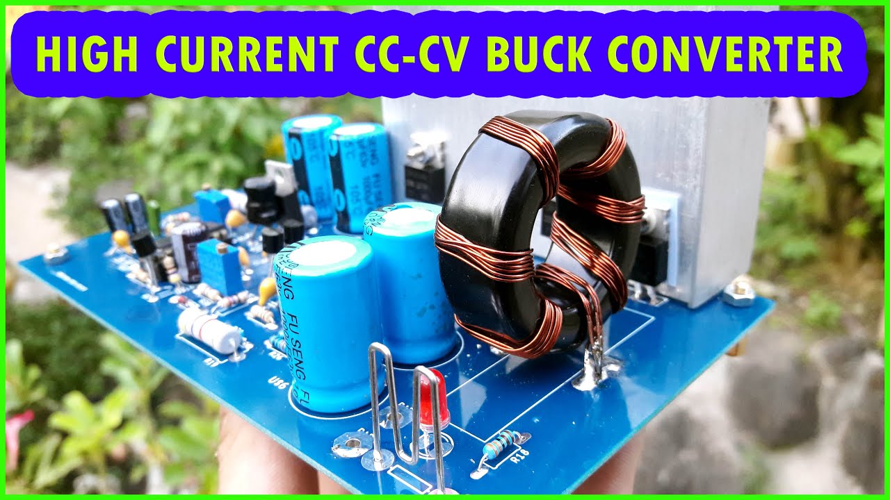 High Current CV-CC Buck Converter With Overheat Protection