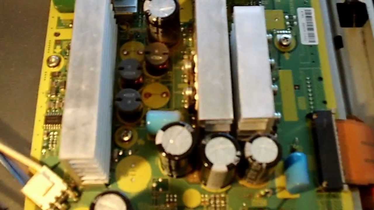 A look at the circuit boards on my Plasma TV