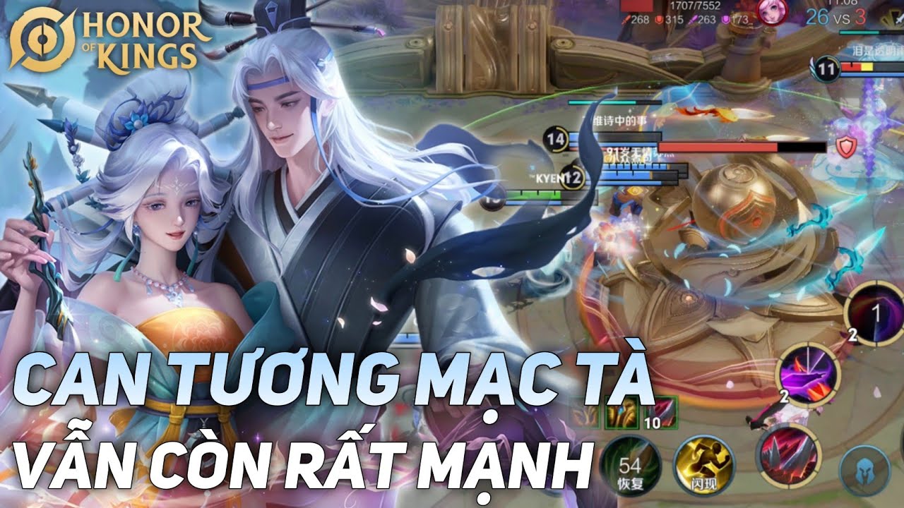 [ HONOR OF KINGS / VGVD ] GAMEPLAY CAN TƯƠNG MẠC T&Agrave; - HUNG THẦN CẤU RỈA VẪN C&Ograve;N RẤT TỐT TRONG META
