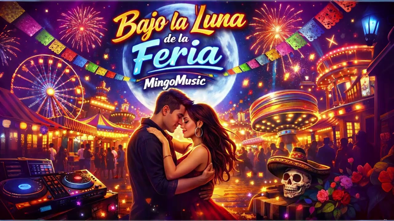 Bajo la Luna de la Feria 🌙💃 | Cumbia Sonidera de Amor en el Barrio | MingoMusic