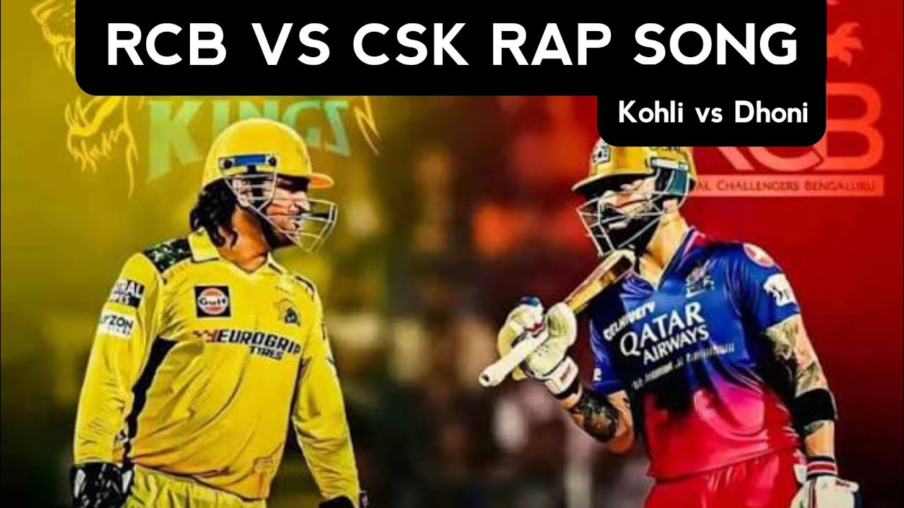 RCB VS CSK Rap song | Virat Kohli rap | Dhoni rap 2025 | Antimattera