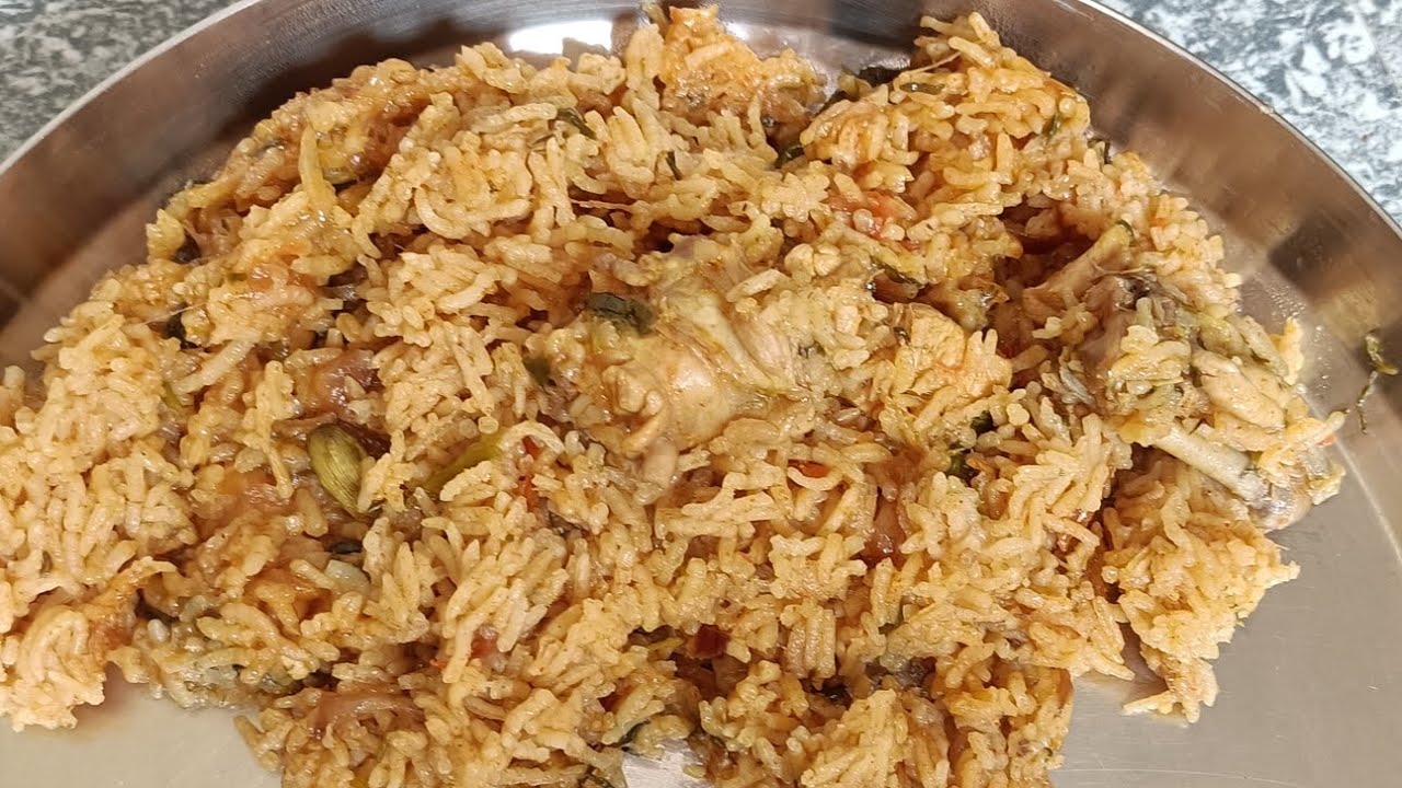 ✨குக்கரில் சிக்கன் பிரியாணி சீவது எப்படி# chicken biriyani recipe # couple cooking 