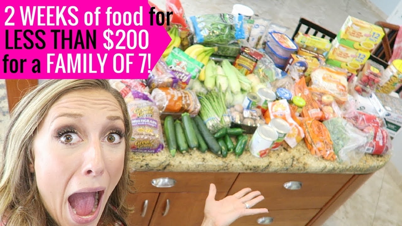 How I grocery shop + stock up on a budget! | Grocery shopping tips