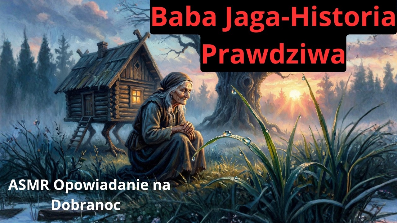 ASMR na Dobranoc 🌙 Baba Jaga – Spokojna Legenda Lasu | Słuchowisko Relaksacyjne do Snu