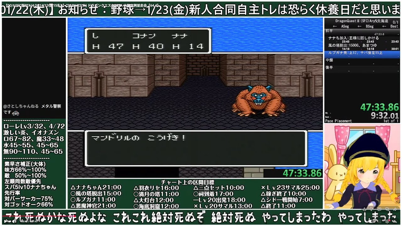 【DQⅡSFC版RTA】