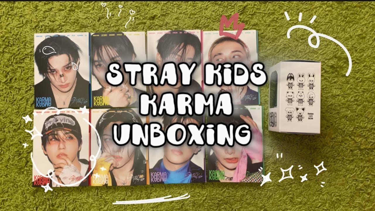 распаковка сета альбомов Stray Kids accordion bdm и  skzoo ver