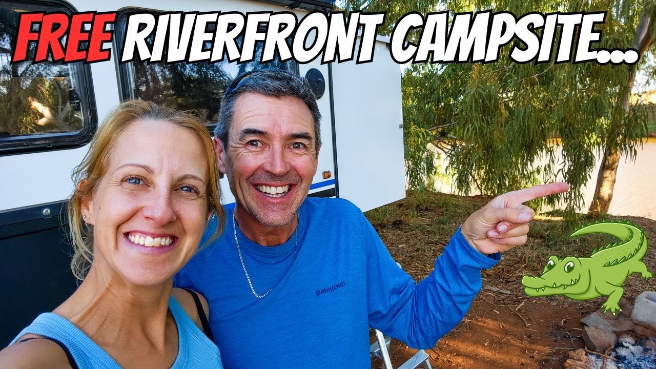 THIS is how we travel Exmouth to Karratha | FREE Offgrid family camping next to crocodiles!