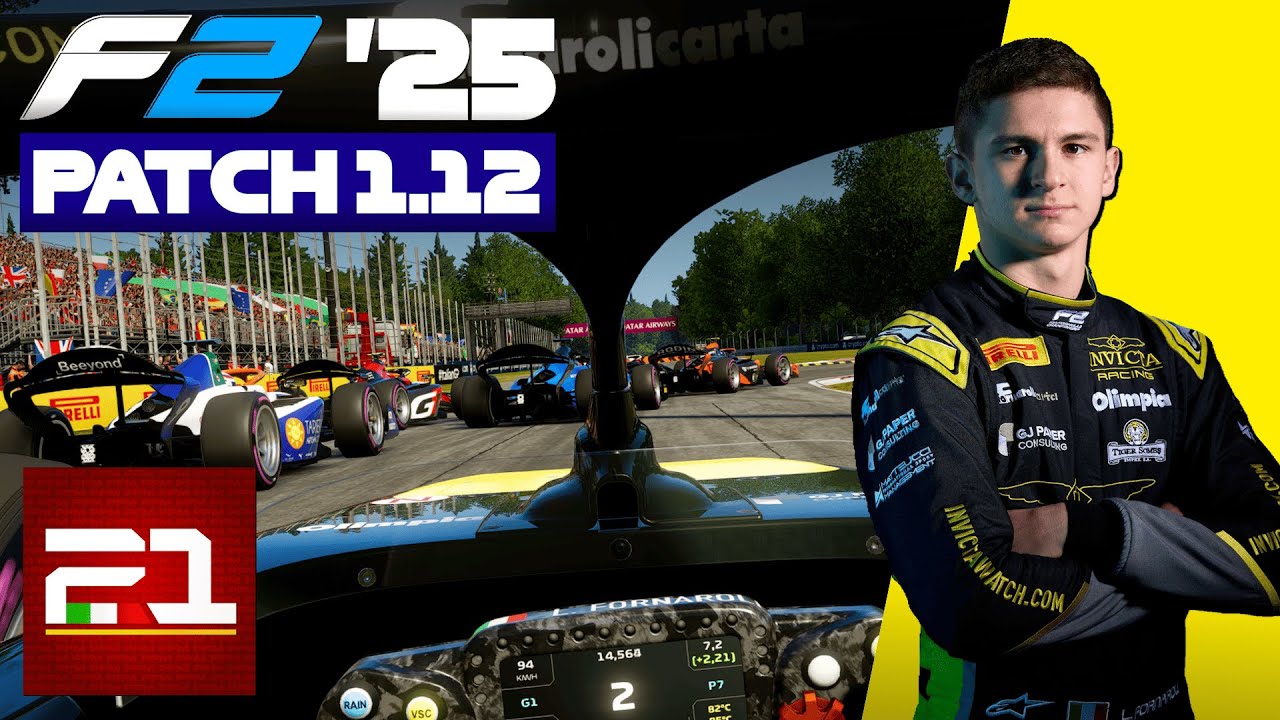 [F1 25] F2 2025 Race | Leonardo Fornaroli at Monza (with Head Tracker IR) | Patch 1.12