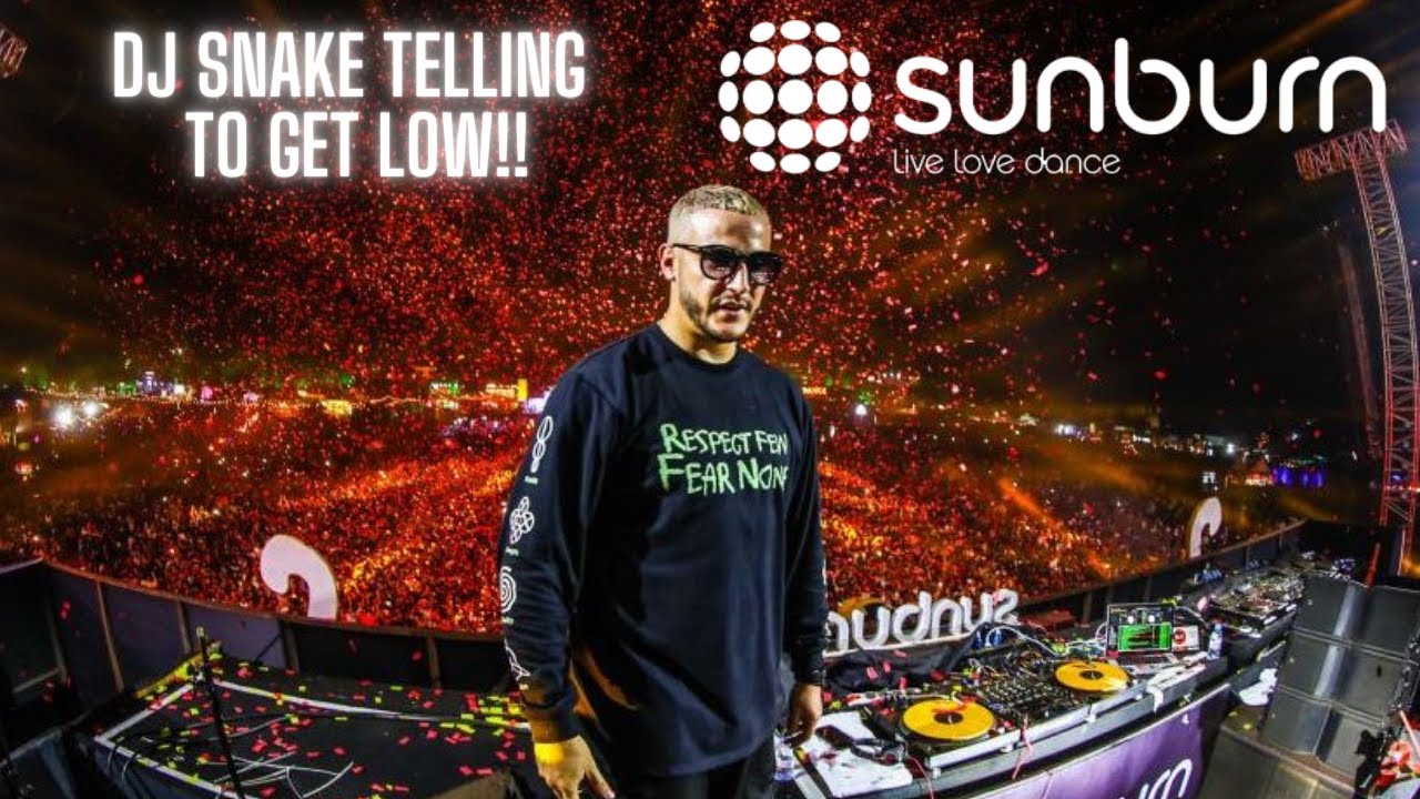@DJSnake LIVE [4K] - Telling Police Officer to GET LOW @SunburnFestival Delhi - Swag/Arrogance 🔥🤟🏻