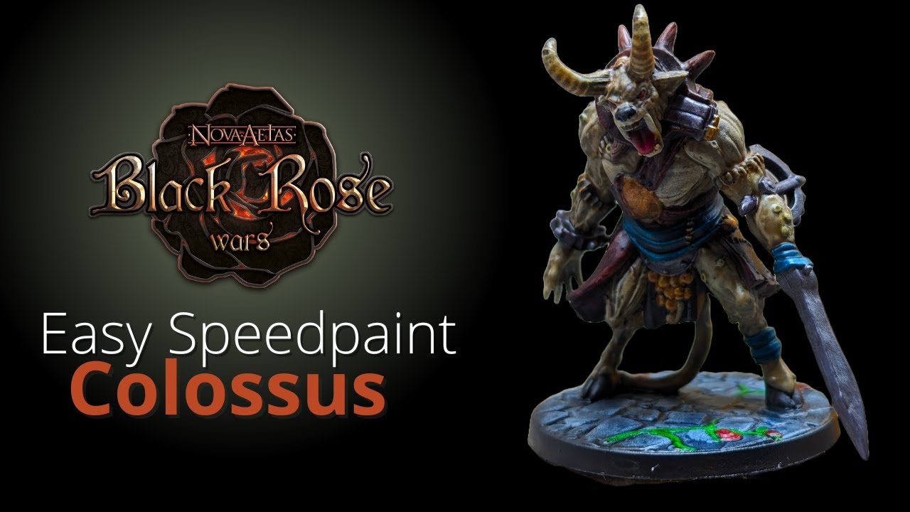 🎨Easy Speedpaint - Colossus- Black Rose Wars Rebirth⚫🌹⚔️