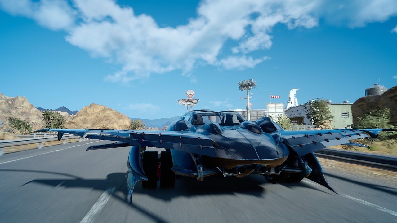 Flying Across Final Fantasy XV's Map