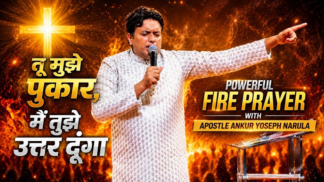 Powerful Fire Prayer  With Apostle Ankur Yoseph Narula || ANM FIRE PRAYERS || #live #fire #prayer
