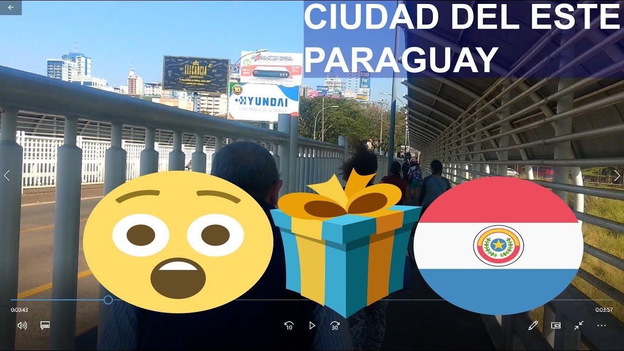 🚌🚏De PUERTO IGUAZÚ a CIUDAD DEL ESTE  ▷ TRANSPORTE PUBLICO 🇦🇷🇵🇾