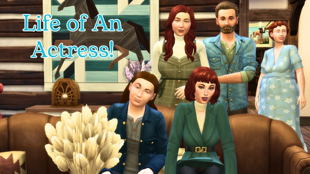 Играя за знаменитого персонажа в Sims, вам никогда не надоест! | Жизнь актрисы, эпизод 3