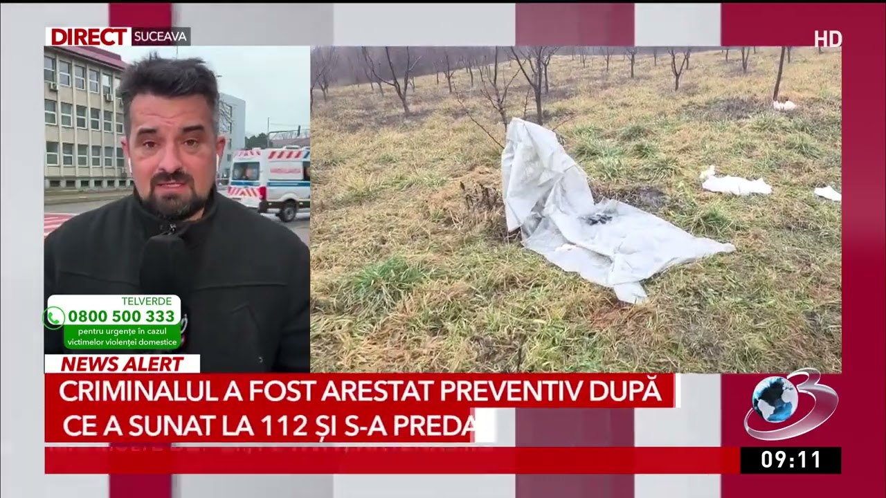Bărbatul care a ucis o tânără însărcinată a sunat la 112 și s-a predat