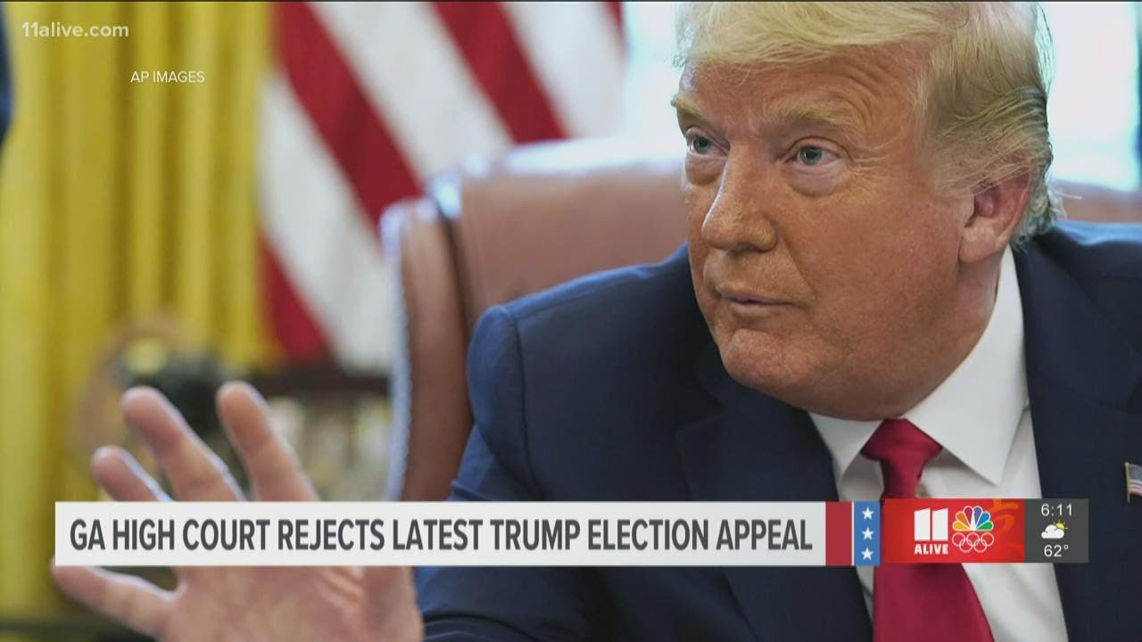President Donald Trump loses major battle in Georgia court
