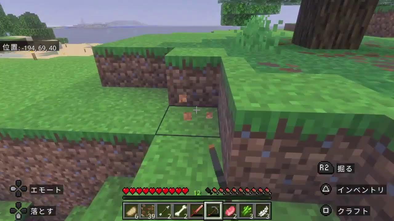 2人でマイクラ