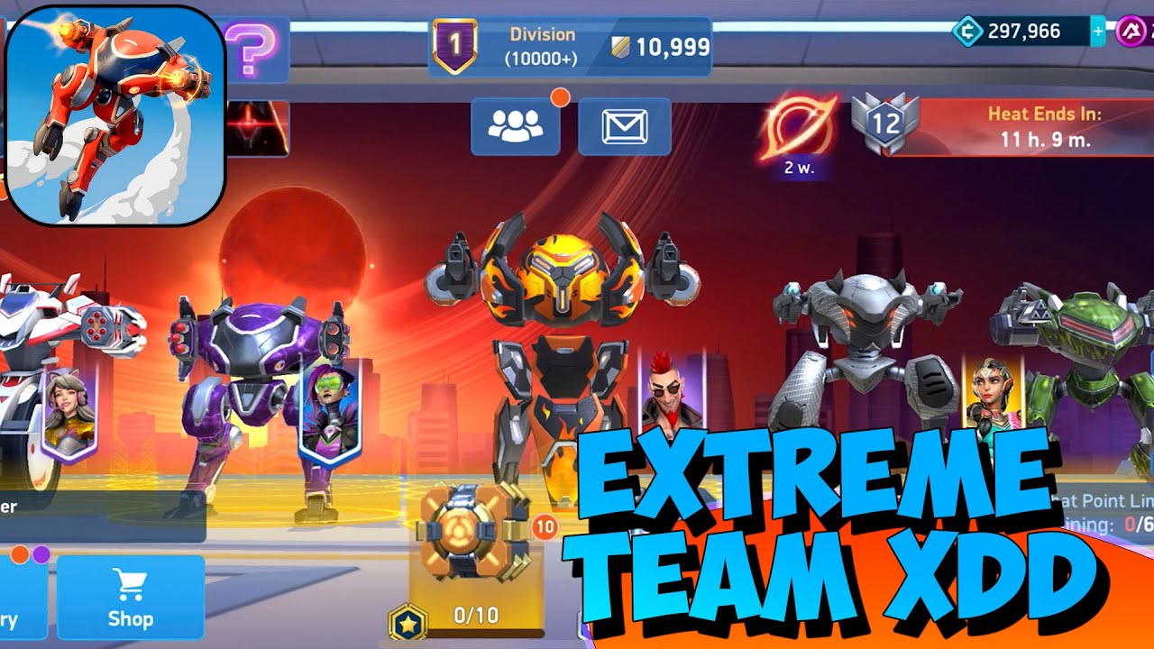 Mech Arena: Robot Showdown - Gameplay Walkthrough Part 196 - Extreme Team🔥XDD(iOS,Android)