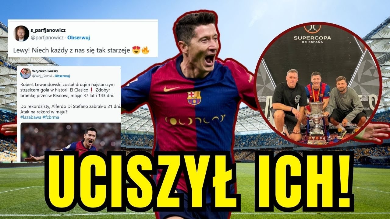 HISTORYCZNY REKORD LEWEGO! 37 lat i taki GOL z Realem? Świat oszalał!