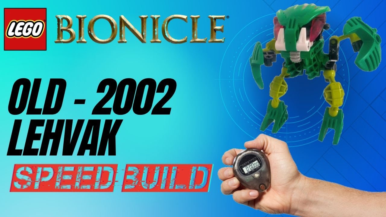 Ultimate Lego Bionicle Lehvak Speed Build! Lehvak | Old Lego  | Lego 8564 (2002)