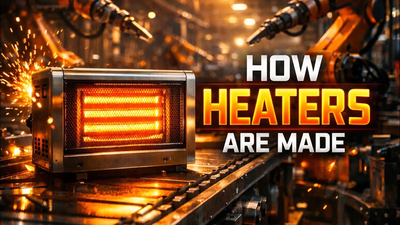How Electric Heaters Are Made 🔥| Electric Heater Manufacturing Revealed!  | Electric Heater