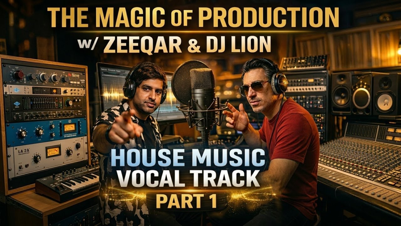 The Magic Of Production w Zeeqar & DJ Lion House Music Vocal Track Part1