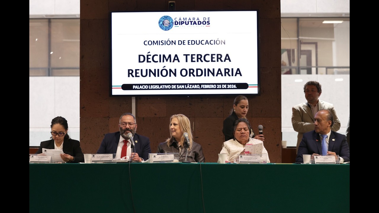 EN VIVO / Reunión Ordinaria de la Comisión de Educación
