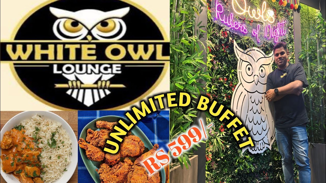WHITE OWL RESTURANT CHINAR PARK KOLKATA।। CHEAPEST BUFFET IN KOLKATA JUST @ RS 599/- 