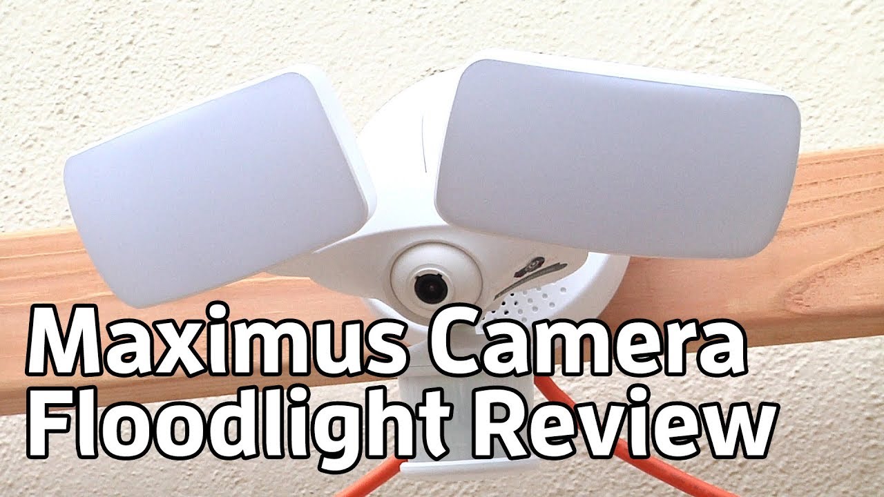 Maximus Floodlight Camera outdoor security camera review | TechHive