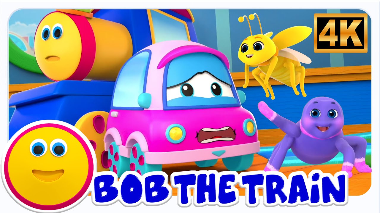Bugs Bugs Song, बेबी शार्क गाना, Cartoon Nursery Rhymes and Songs for Kids by Bob the Train
