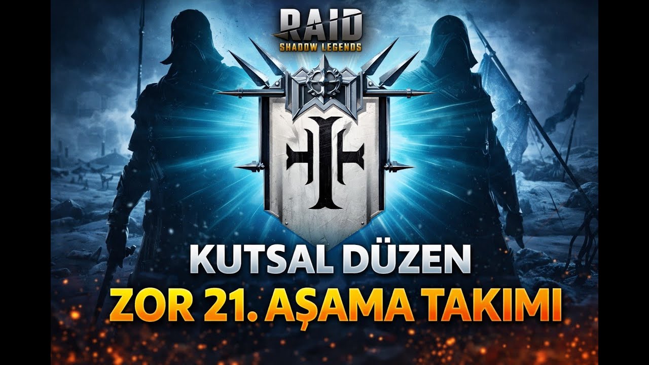 KUTSAL DÜZEN GRUP SAVAŞLARI ZOR 21. AŞAMA TAKIMI | RAID SHADOW LEGENDS TÜRKÇE