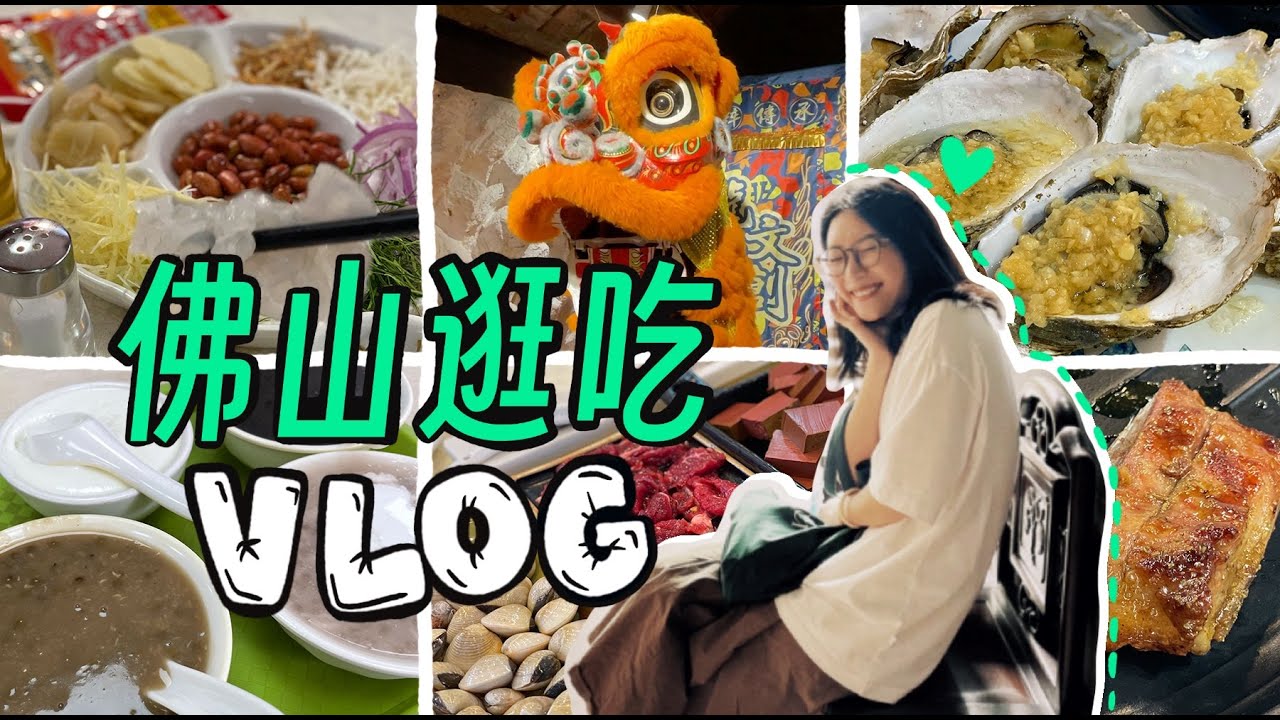 佛山逛吃VLOG｜浅学咏春拳｜第一次吃鱼生｜4元一碗的糖水这么好喝