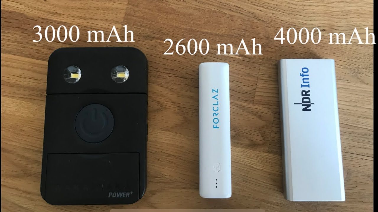 Powerbank Test!! Was sagen mAh aus?