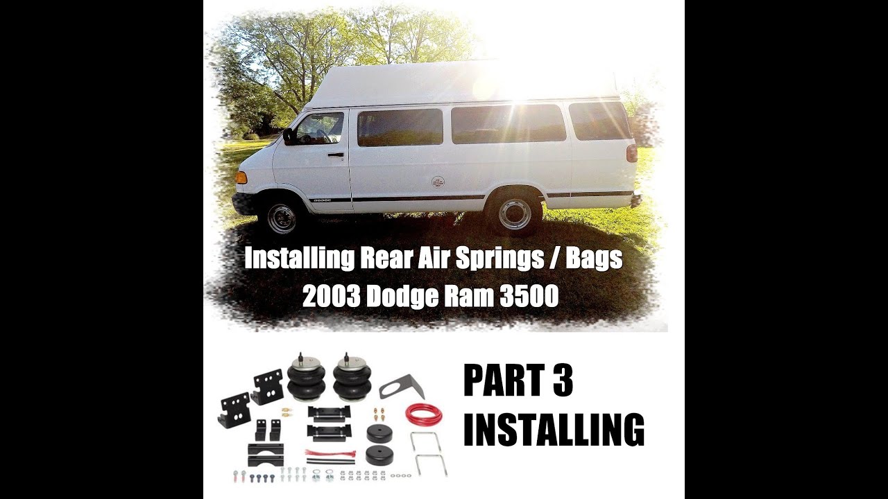 Dodge van 3500 air bags. Firestone Ride-Rite #3