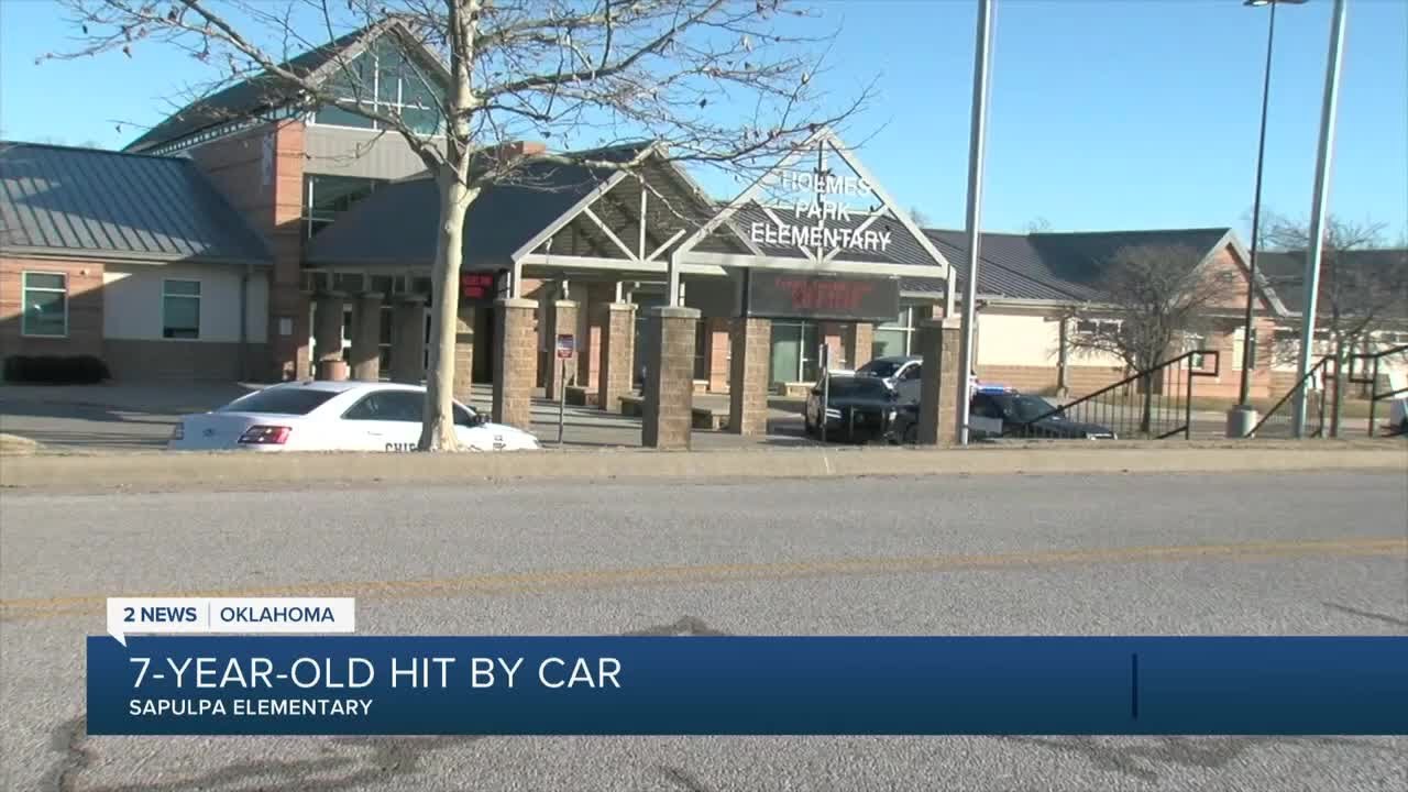 7-year-old hospitalized after being run over at Sapulpa elementary