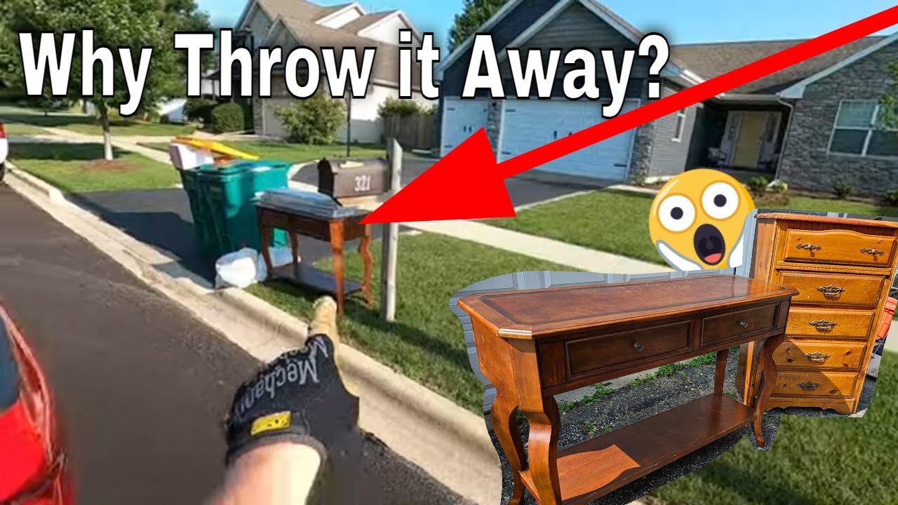 People Throw Away Such Good Stuff