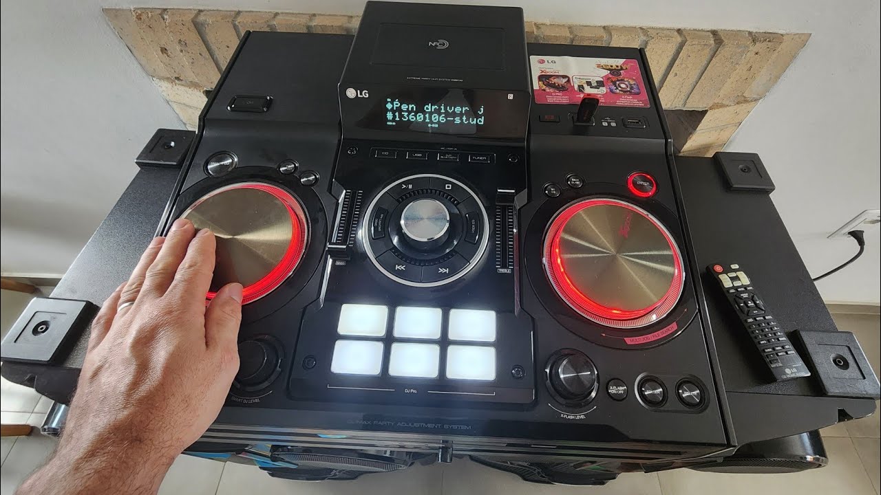 AQUECENDO LG CM9740 COM MUITOS GRAVES