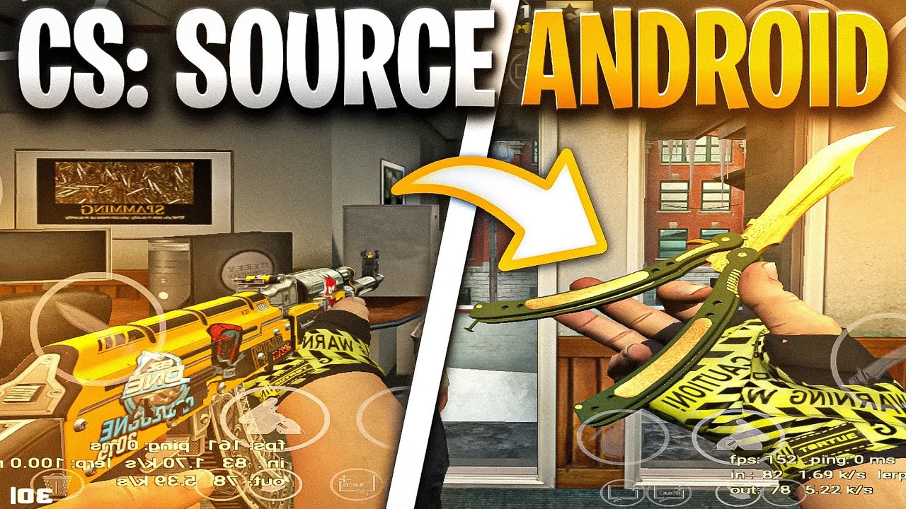 o VERDADEIRO CS: SOURCE de ANDROID! *com m0d csgo*