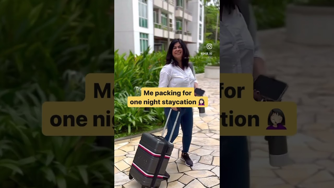 Who else overpacks? 😅 #hellofromsingapore #singaporeindians #indiansinsingapore