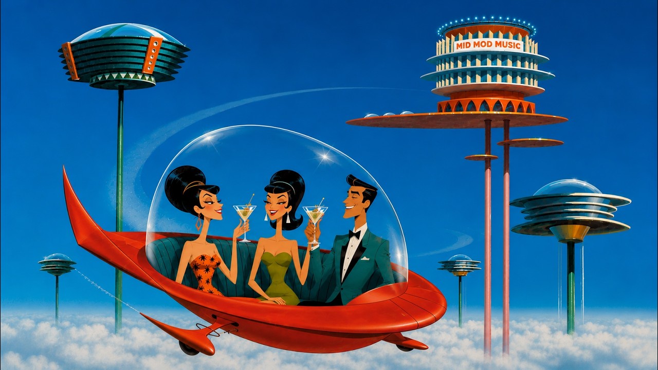 1960's ATOMIC JAZZ LOUNGE COCKTAIL MUSIC - COCKTAILS WITH THE JETSONS