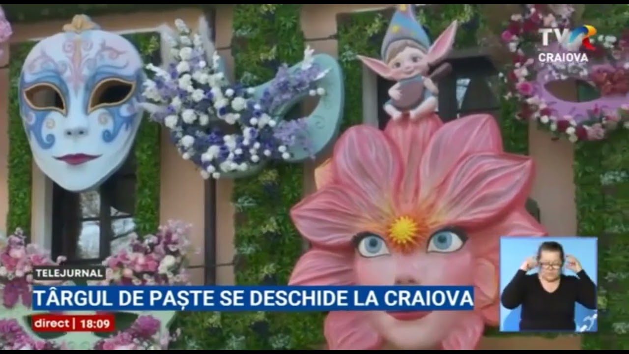 TÂRGUL DE PAȘTE LA CRAIOVA S-A DESCHIS