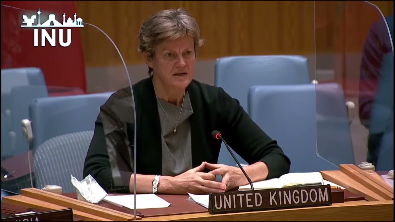 UK Amb.  Barbara Woodward at UNSC; December 14, 2021