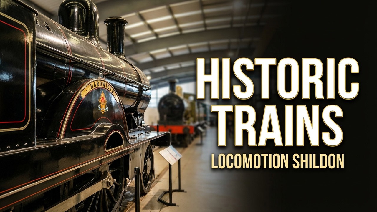 Britain's RAREST Steam Trains in 4K | Locomotion Shildon Tour